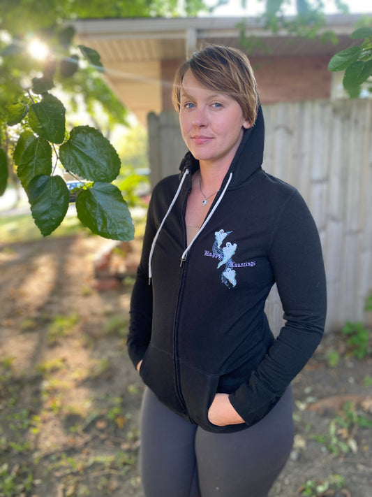 Happy Hauntings Zip-up (Small/Med)