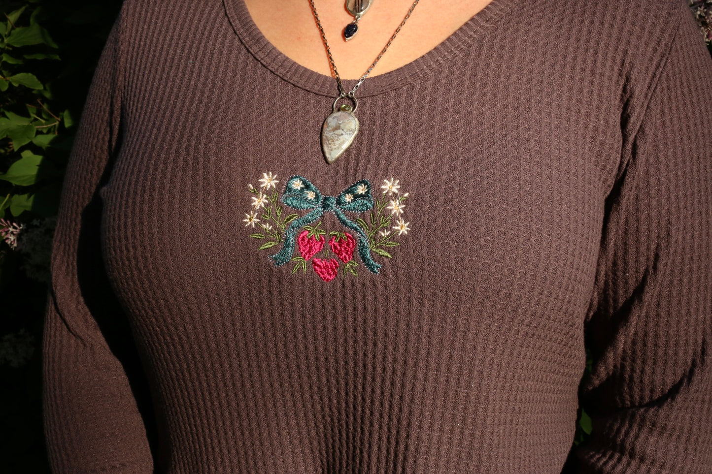 Bow Berries Peplum Shirt (xLarge)