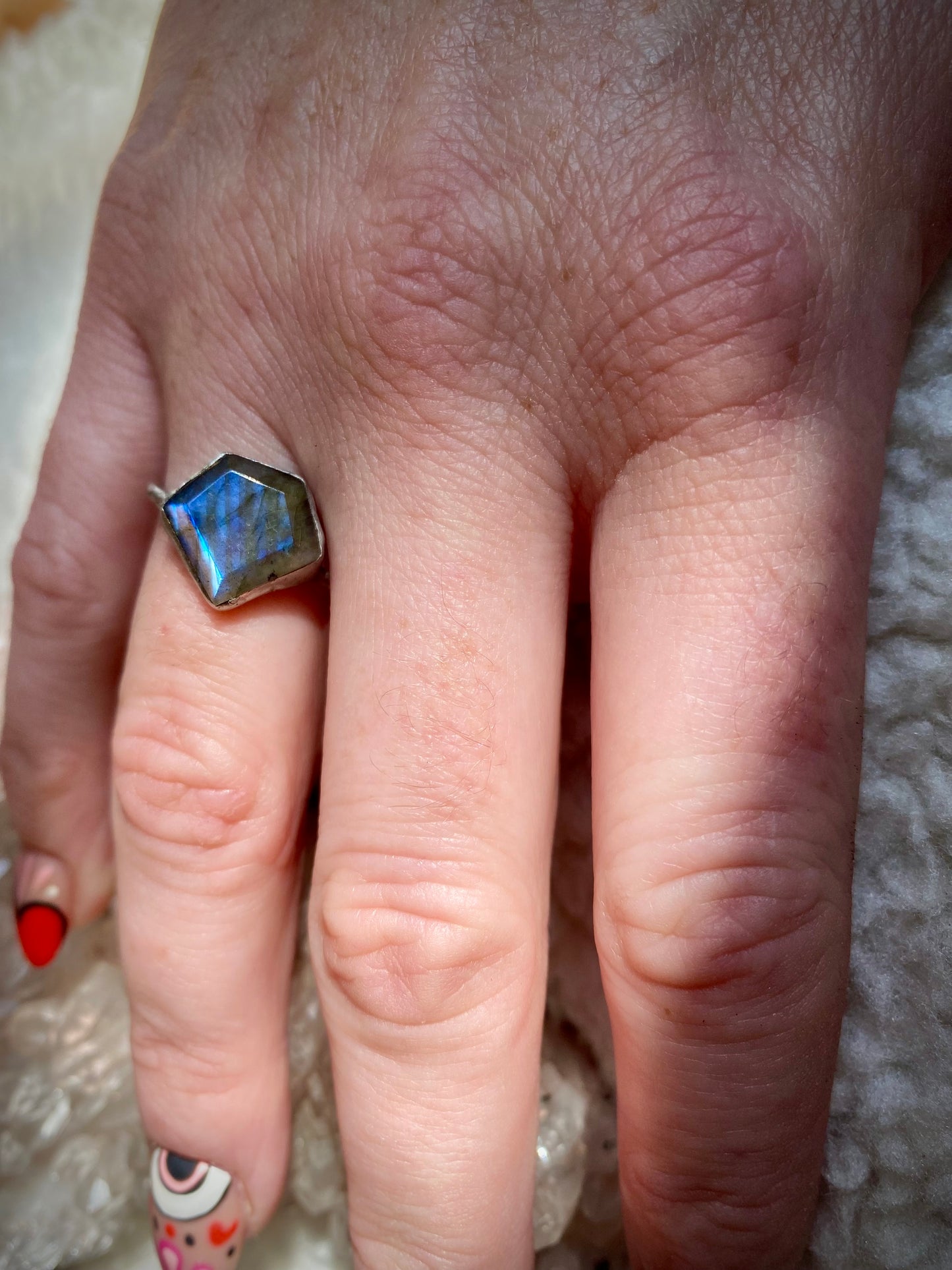 Twilight Bloom Ring Size 8.5