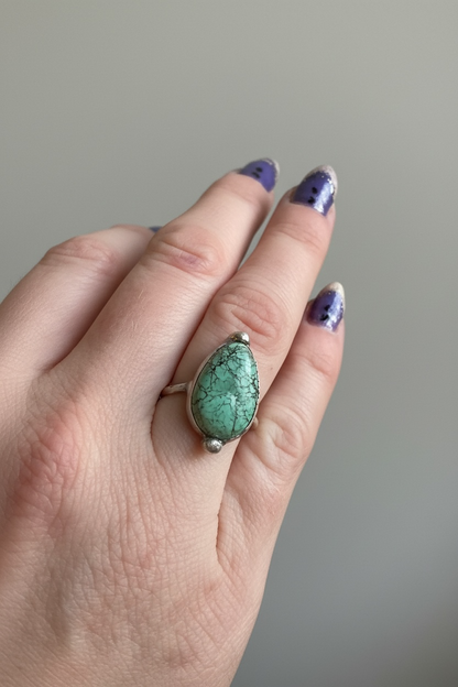 Turquoise Treasure Ring Size 8.5