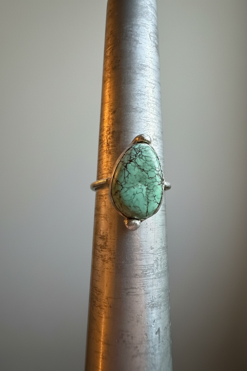 Turquoise Treasure Ring Size 8.5